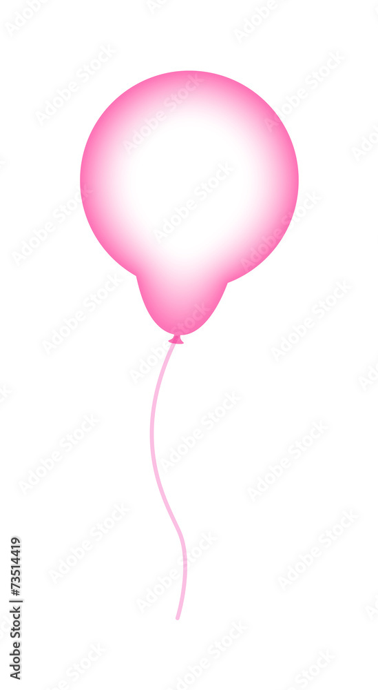 Bright Pink Balloon
