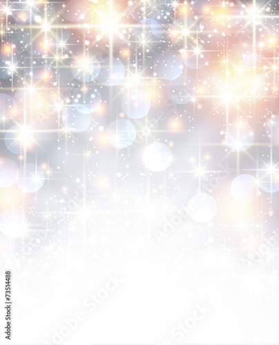 Silver shiny christmas background.