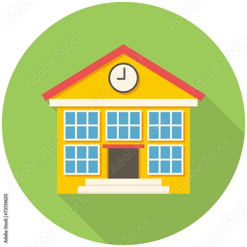 School building icon