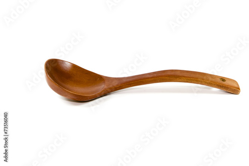 Brauner Holz Suppenlöffel