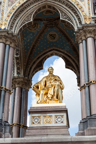 The Albert Memorial in Hyde Park  London  UK.