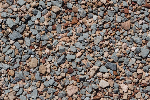 Background of stones and pebbles, texture