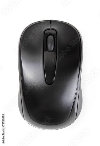 wireless computer mouse isolated on white