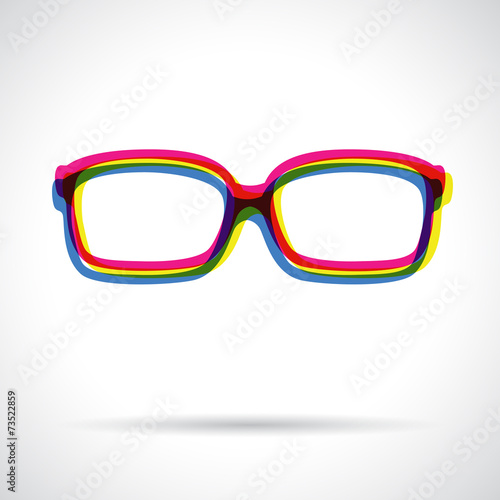 Sun glasses icon.