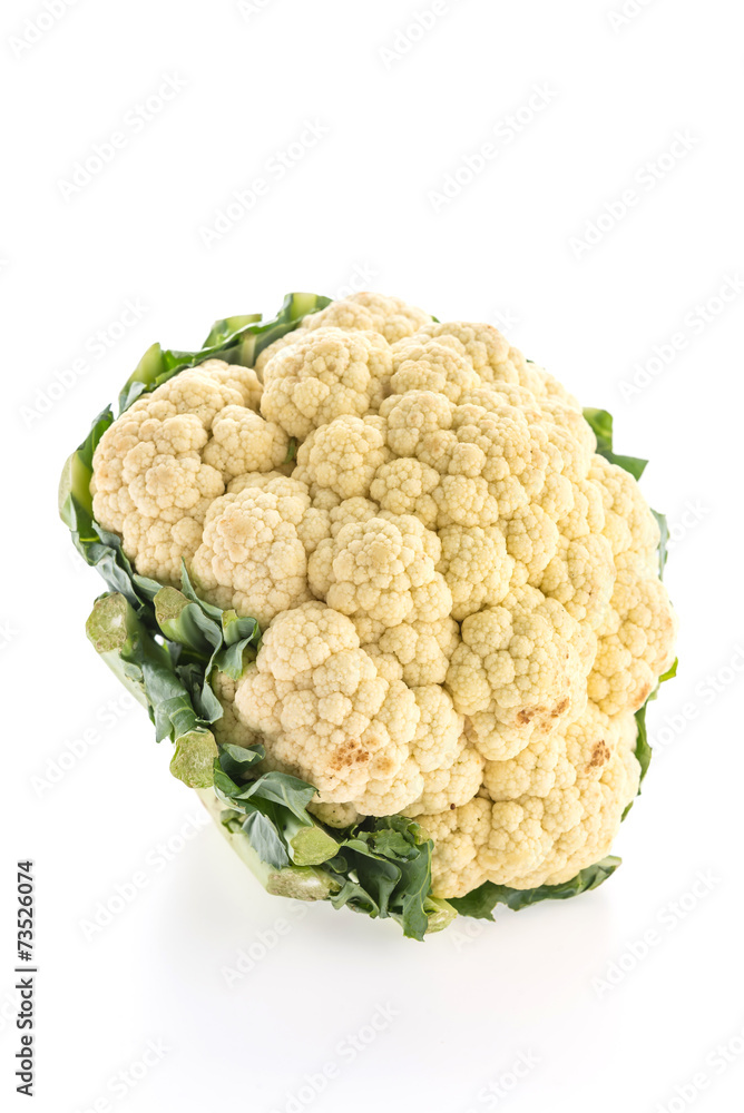 Cauliflowers isolated Cauliflowers isolated