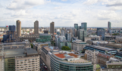 London panorama view form St. Paul cathedral