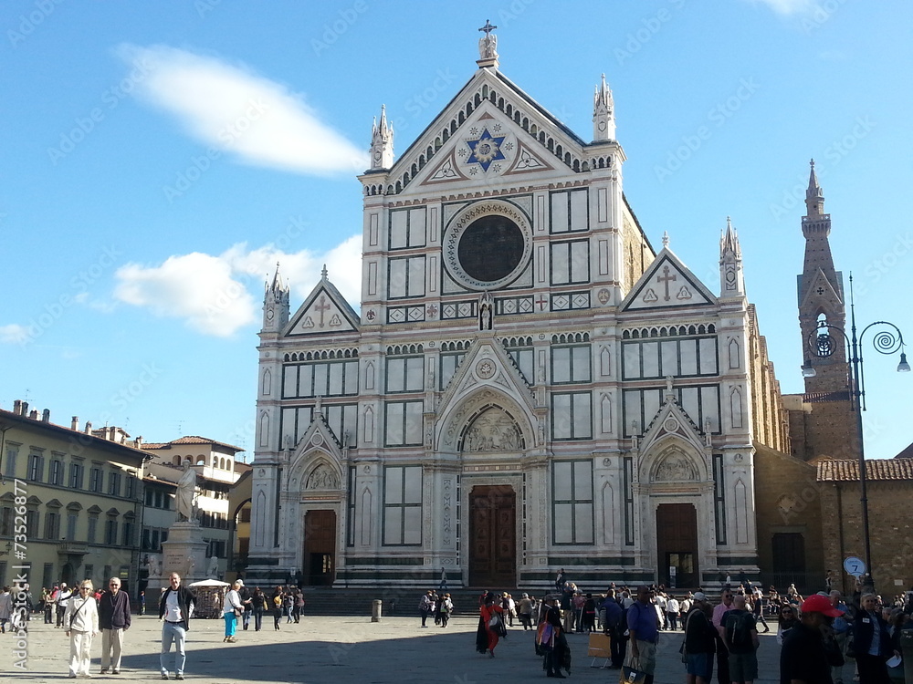 Naklejka premium Florenz, Santa Croce