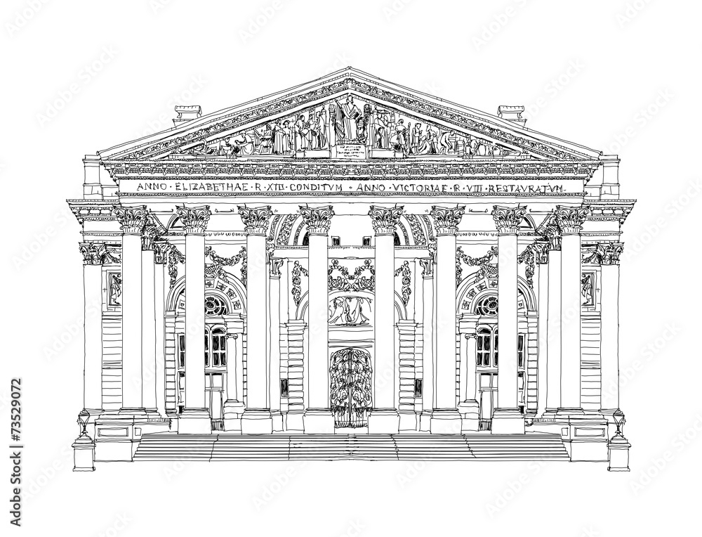 Royal Stock exchange, sketch collection