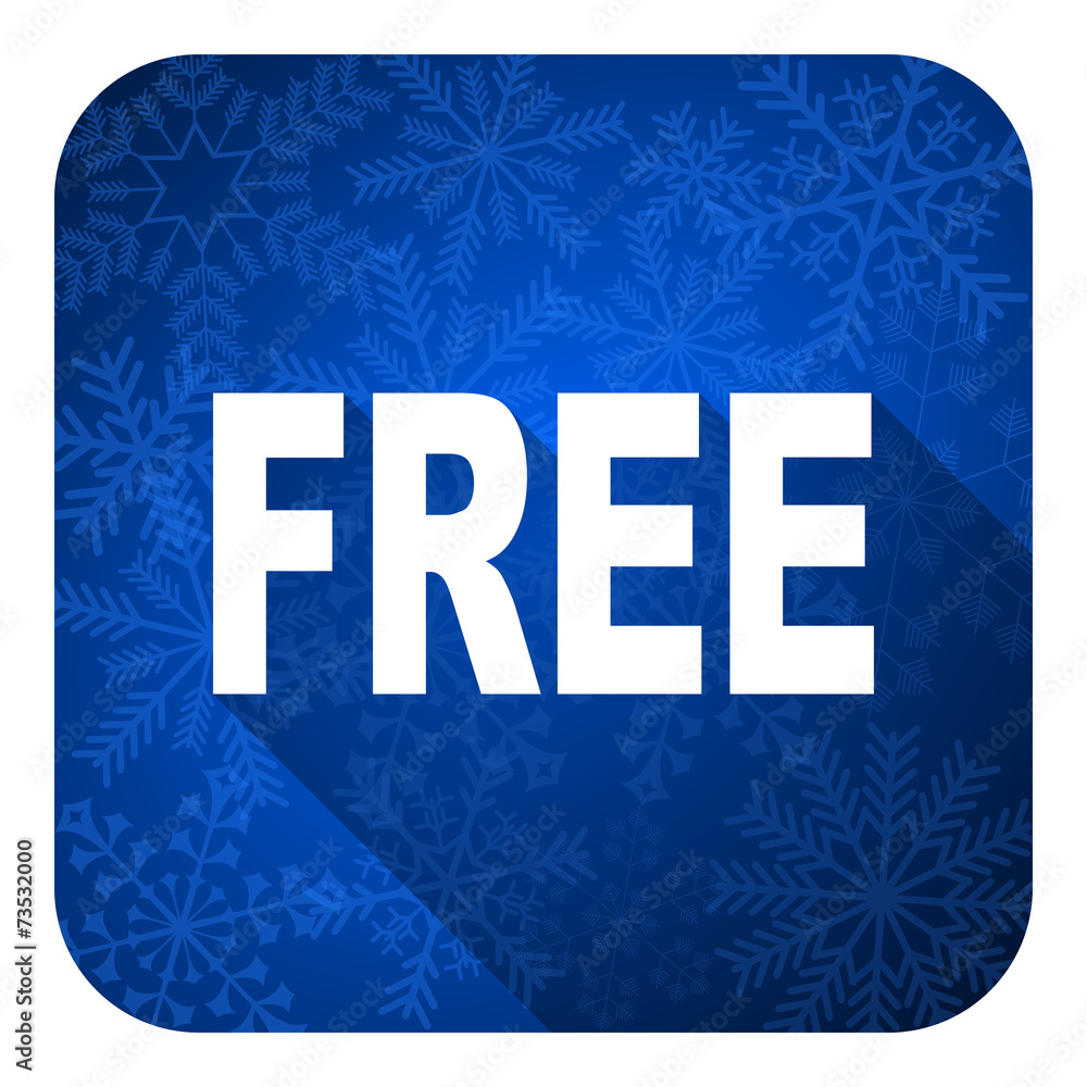free flat icon, christmas button free flat icon, christmas button