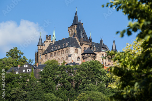 Blick auf das Schloss Wernigerode