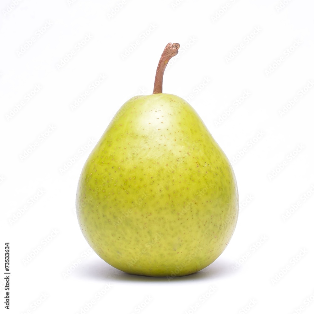 Fresh williams pear isolated on white background Fresh williams pear isolated on white background