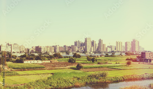 Cairo city skyline 