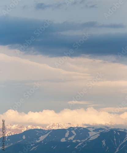 Tien Shan Mountains after the storm © schankz