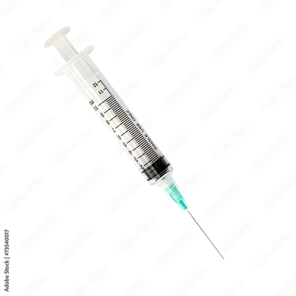 syringe isolated on white background syringe isolated on white background