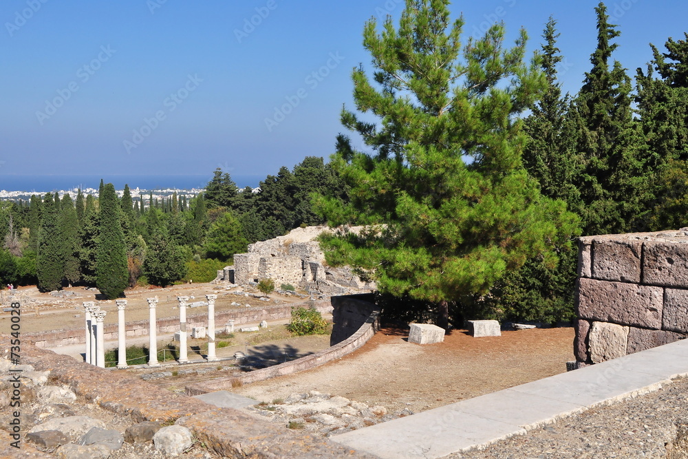 The sanctuary of Asklepius (Asklepieion) at Kos island