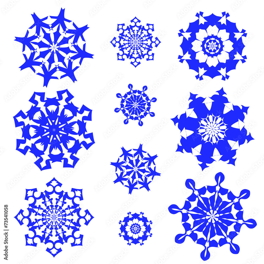 Snowflakes - Illustration Snowflakes - Illustration