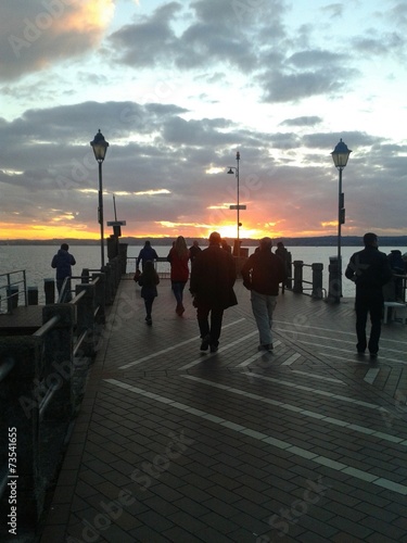 Lago di Garda, tramonto photo