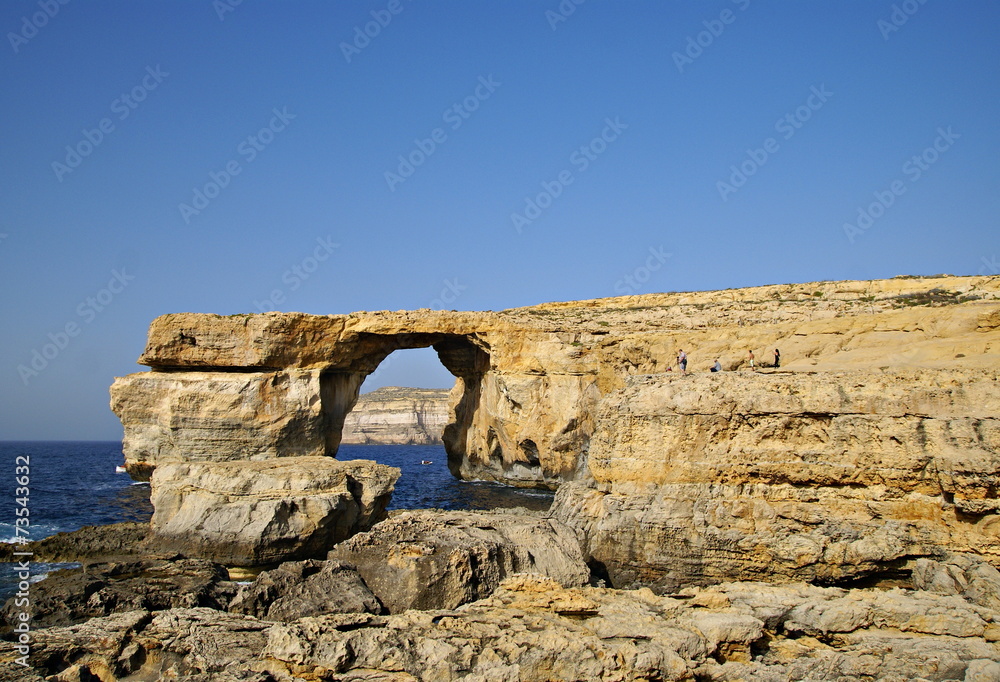 The Azure Window in Gozo Island