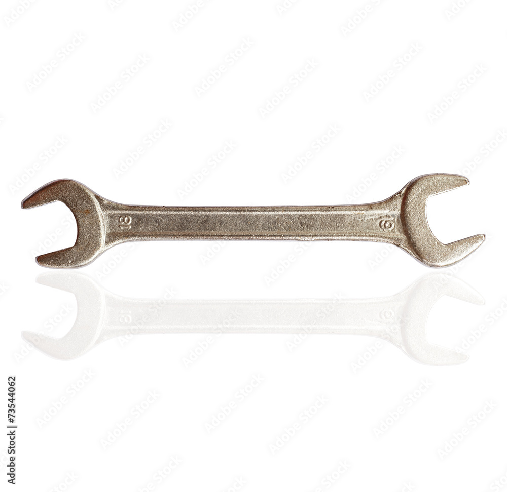 Wrench isolated on white background Wrench isolated on white background