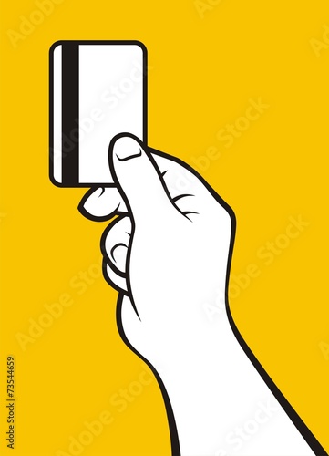 Credit card hand