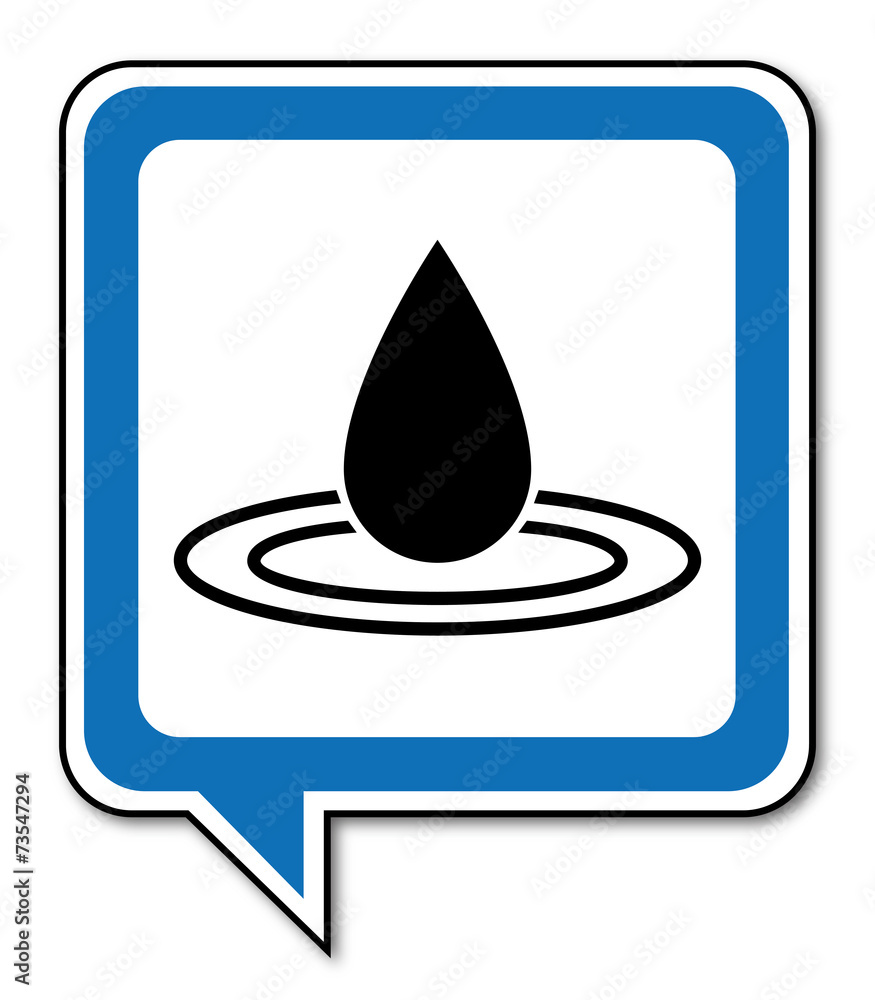 Logo goutte d'eau. Logo goutte d'eau.
