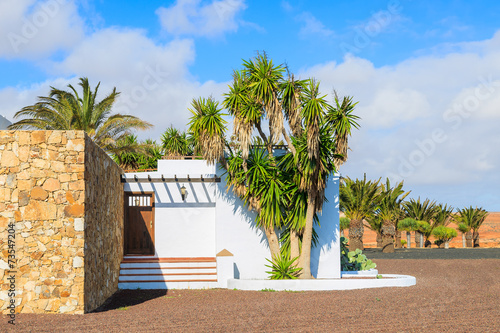 Typical Canary style houses in Antigua village, Fuerteventura