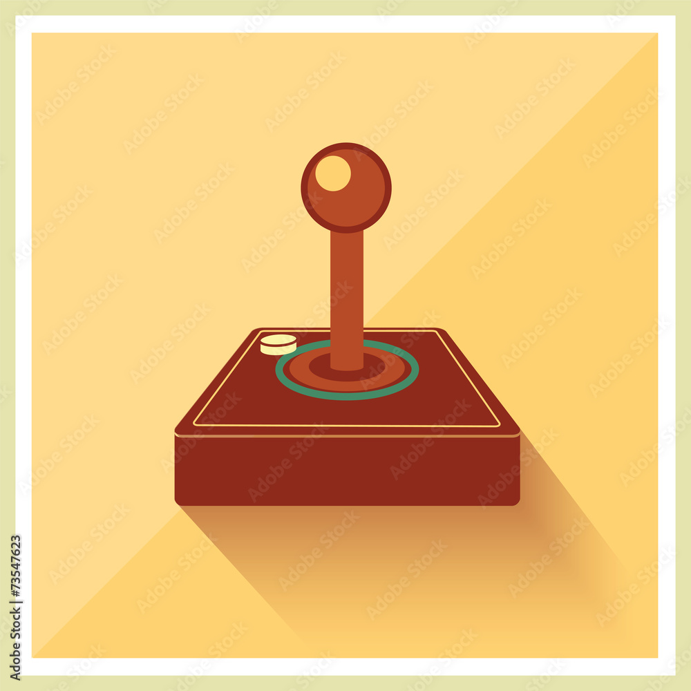 Computer Video Game Joystick Vector Computer Video Game Joystick Vector