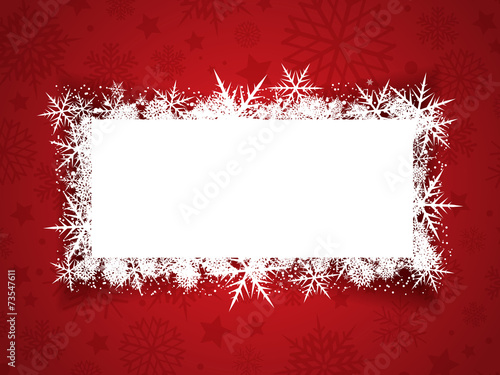 Christmas snowflake background