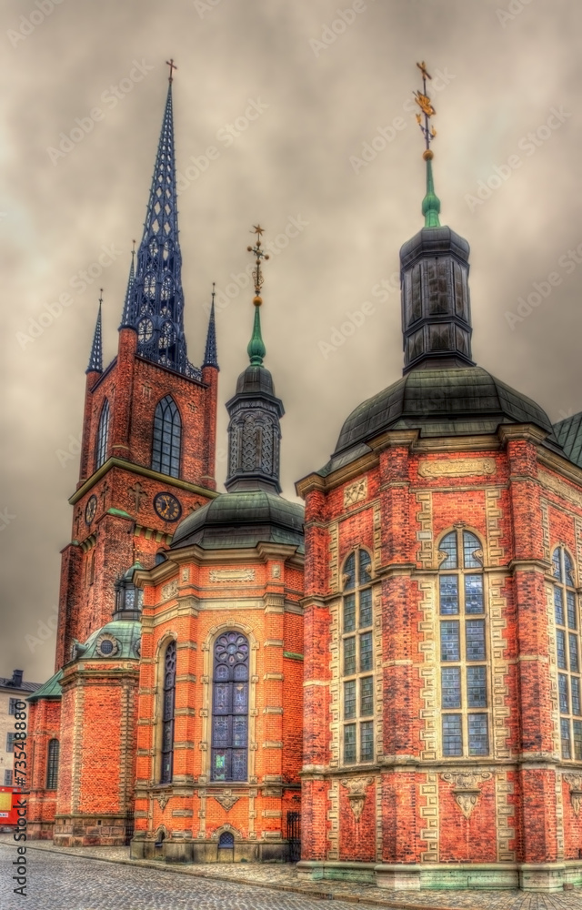 Details of Riddarholmen Church in Stockholm, Sweden