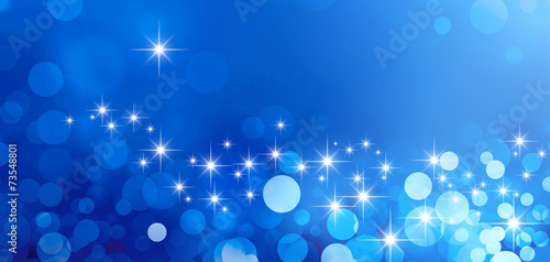 shiny blue greeting card background