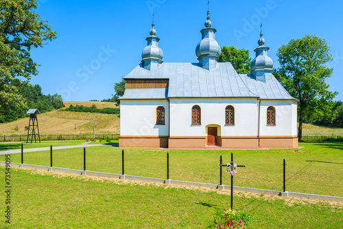 Orthodox church in Bircza village, Bieszczady Mountains, Poland