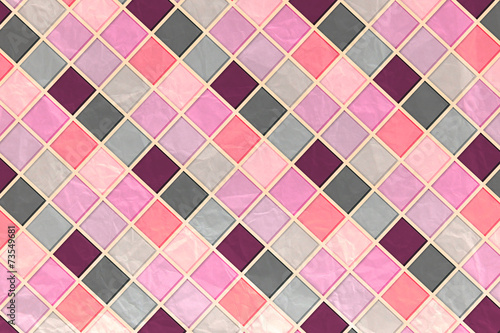 Pink Tile Mosaic
