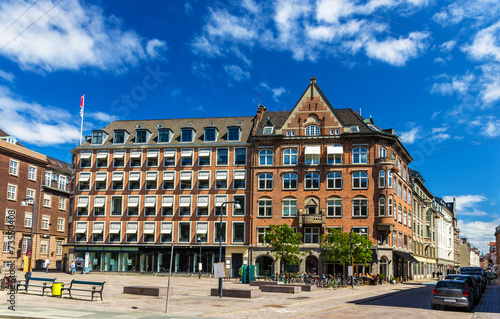 Buildings on the City Hall Square of Copenhagen, Denmark