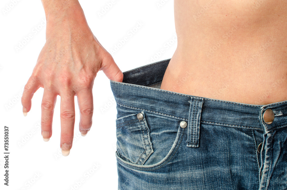 Fototapeta premium Concept of weight loss