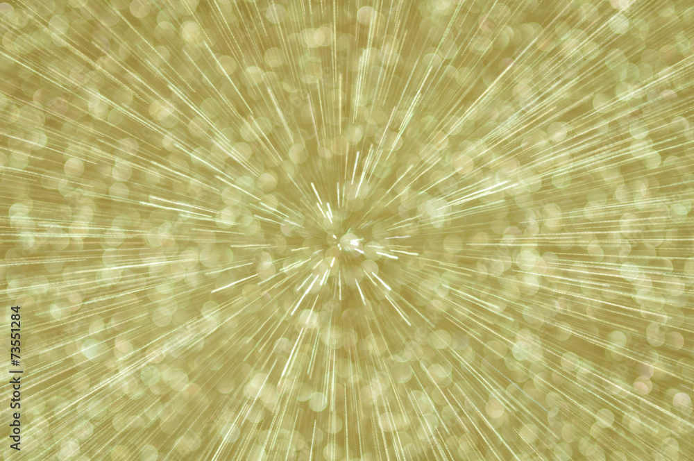 golden glitter explosion lights abstract background