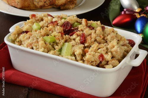 Holiday cranberry stuffing