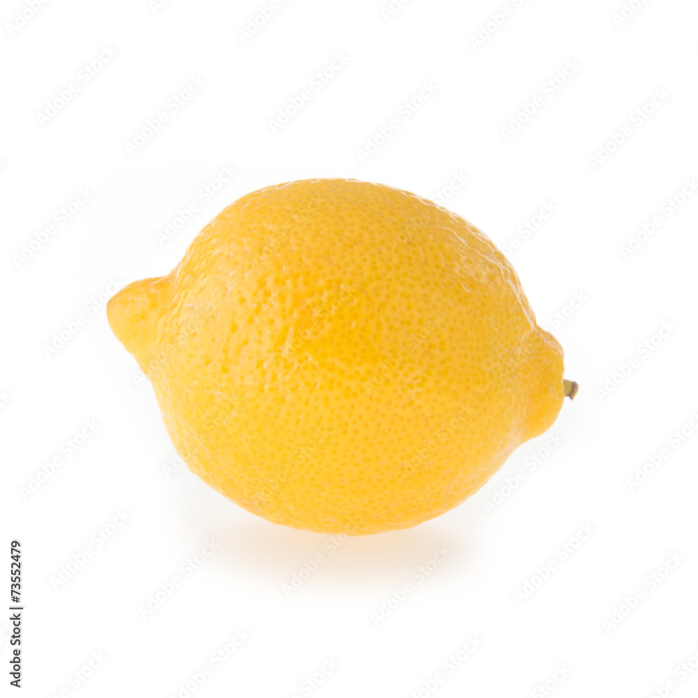 lemon fruit sour isolated on white background lemon fruit sour isolated on white background