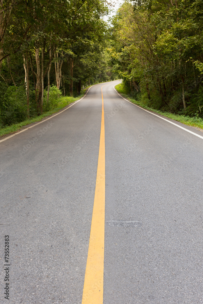 asphalt road way empty