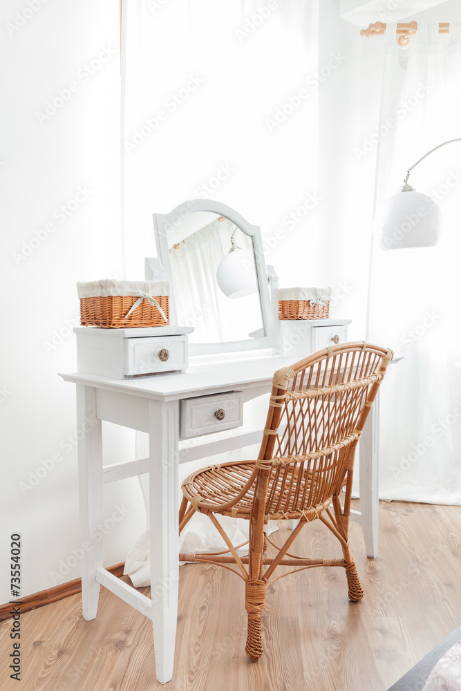 Beauty vintage dressing table