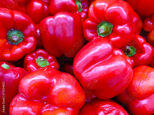 Red pepper background image photo