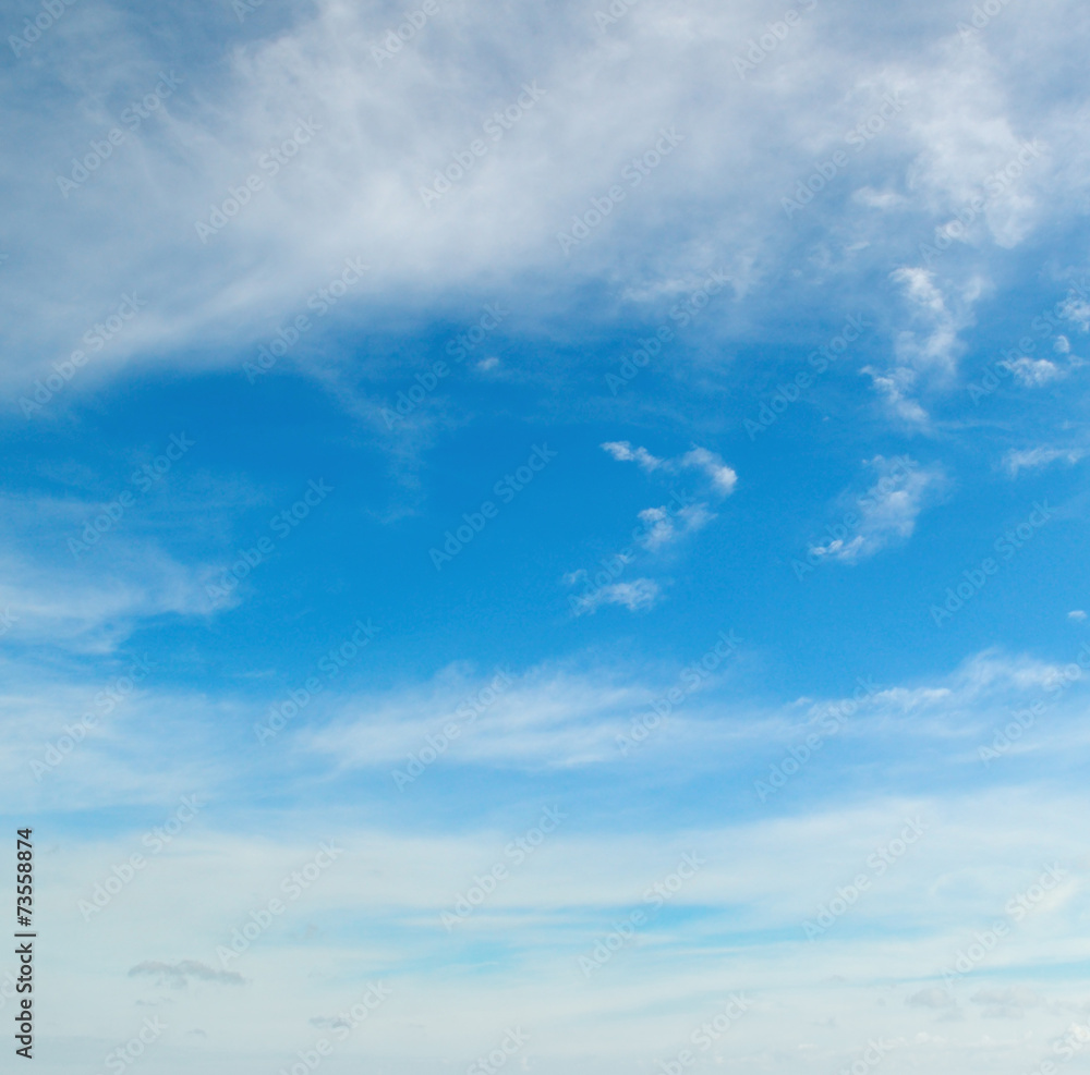 fluffy clouds in the blue sky fluffy clouds in the blue sky