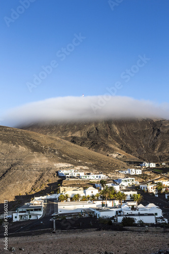 sunrise in the mountains in Femes, Lanzarote