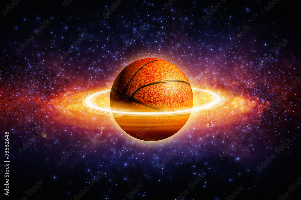 Obraz premium Planet basketball