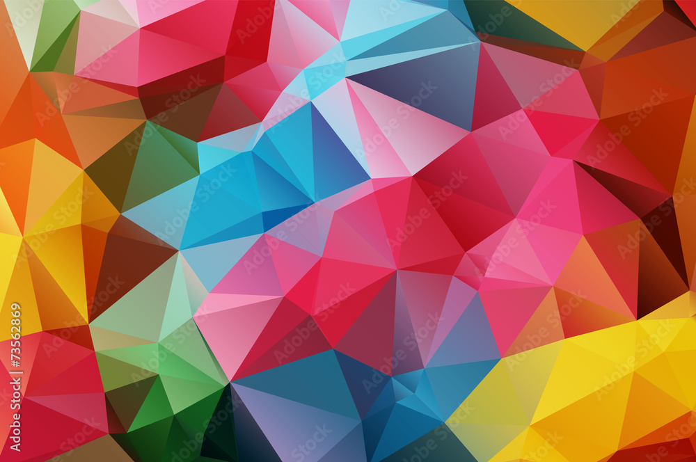Vector polygon background Vector polygon background