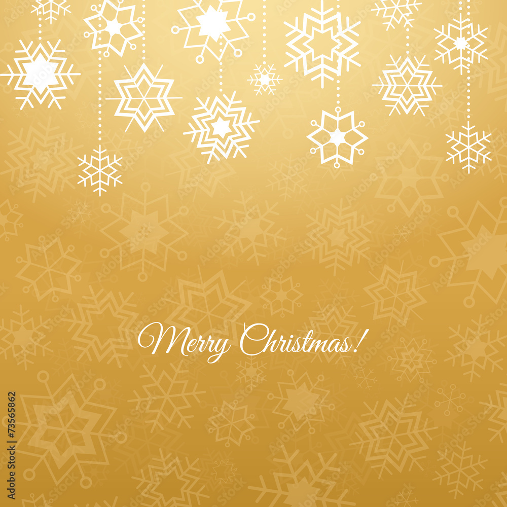 Merry Christmas vector background with snowflakes Merry Christmas vector background with snowflakes