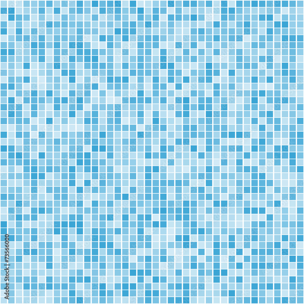 Blue square mosaic background Blue square mosaic background