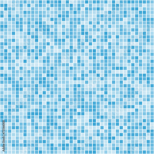 Blue square mosaic background