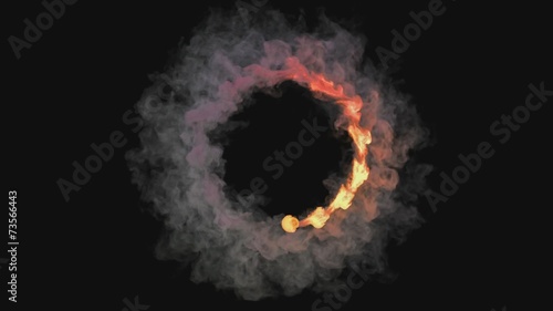 circle fireball photo