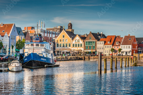 Town of Husum, Nordfriesland, Schleswig-Holstein, Germany photo