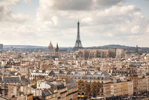 Aerial view of Paris © andreykr